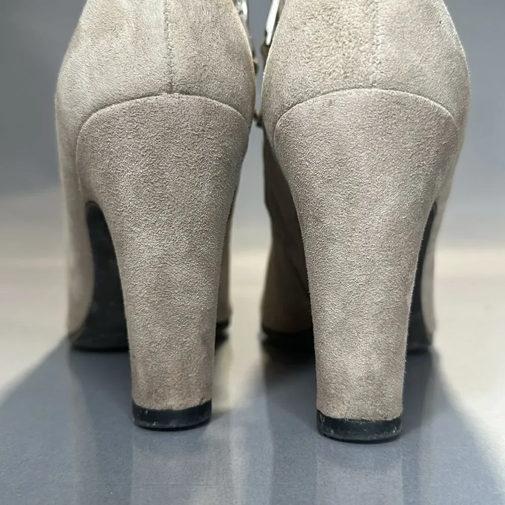 Sam Edelman Shelby • suede ankle booties • size 7.5 • like new • 3”heel (A-1505)